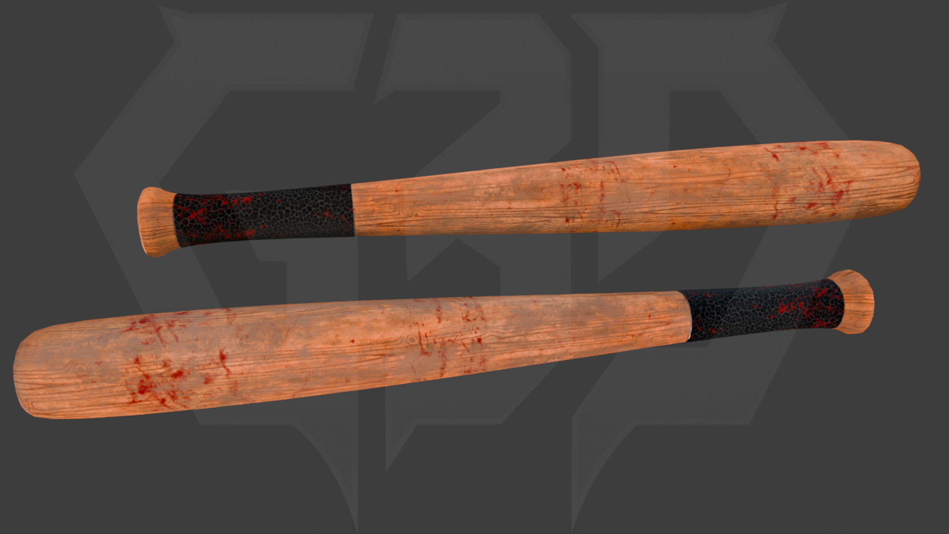 Bloodied Baseball Bats