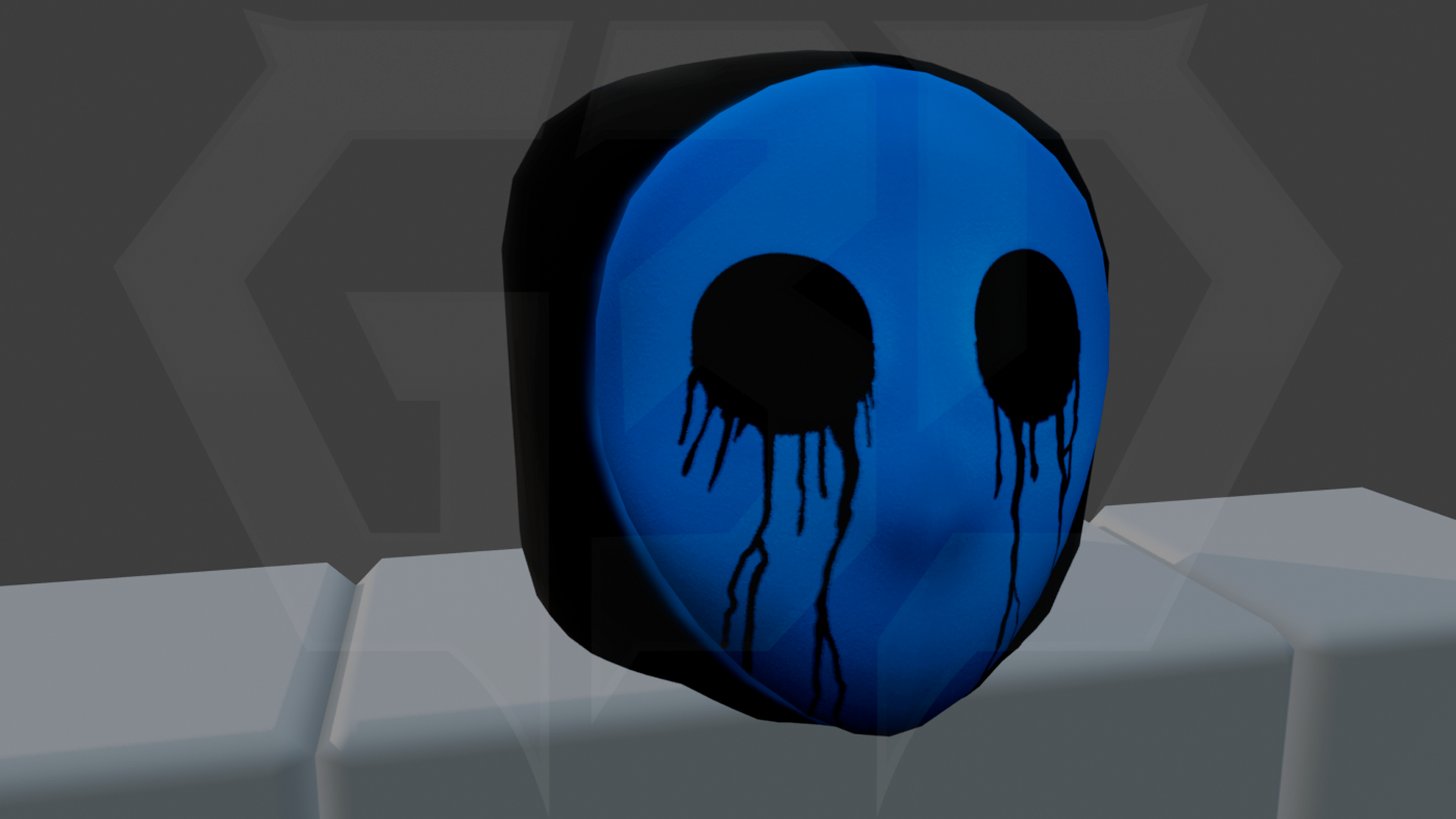 Blue Crying Mask